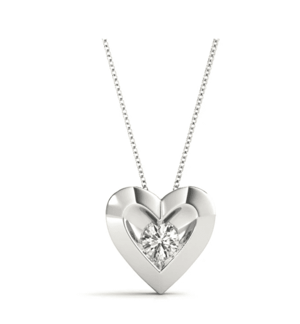 Heartfelt Solitaire Pendant - Image 2